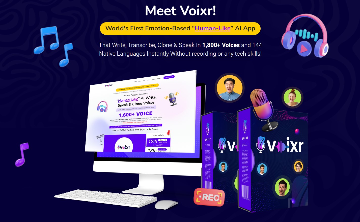 Voixr – AI Write, Speak & Clone Voices